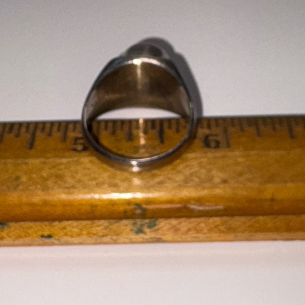 Silver Ring with Lapis Lazuli Stone - Picture 5 of 9